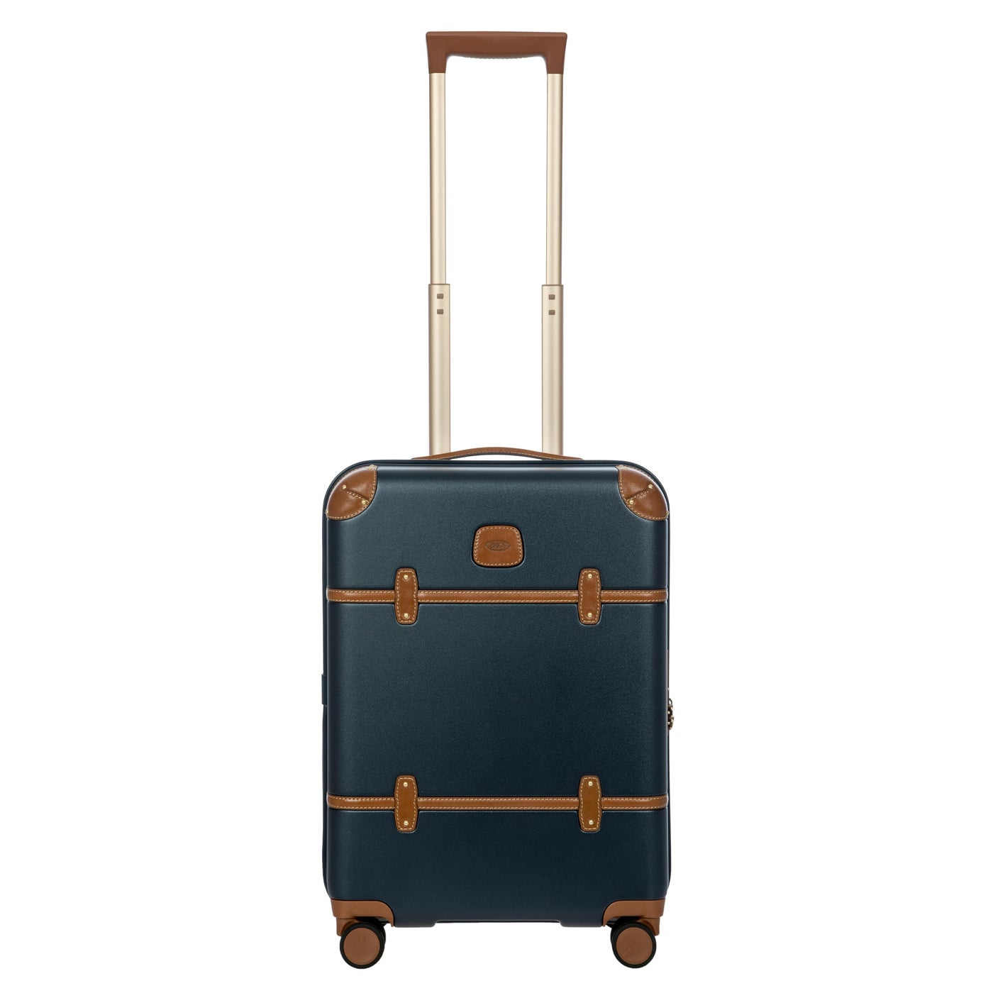 حقائب سفر بيللاجيو 30 من بريكس - حقيبة صلبة فاخرة بعجلات كبيرة ومقبض تلسكوبي وتفاصيل جلدية - حقيبة محمولة أو مفحوصة للسفر الراقي