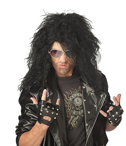 California Costumes Men's Heavy Metal Rocker Wig,Black,One Size, CC 70562/44