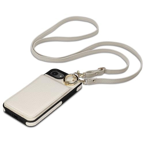 Keallce Case for iPhone 17e 2026 61 Detachable Crossbody Case Wallet with RFID Blocking Card Holder 360Ring Stand Folio Leather Phone Cover Shoulder Lanyard Strap Lady for iPhone 1