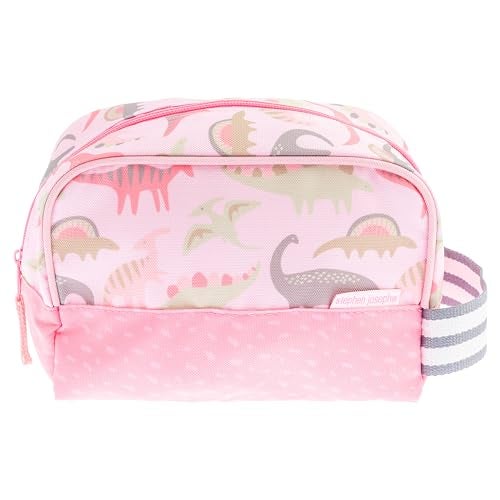 Stephen Joseph, Kids Toiletry Bag, Boys and Girls Dopp Kit, Travel Bag, Pink Dino