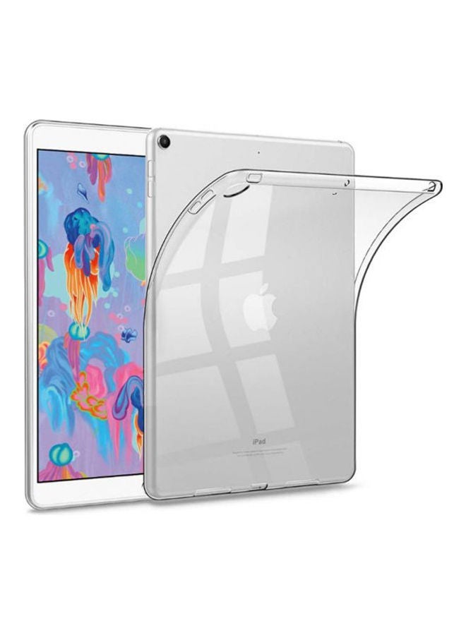 Ultra Slim Transparent Soft Tpu Rubber Silicone Back Cover Skin For Apple Ipad 9.7 Inch, 5/6 Generation Clear/Silver